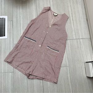 Tuckernuck Red, Navy & Cream Striped Top